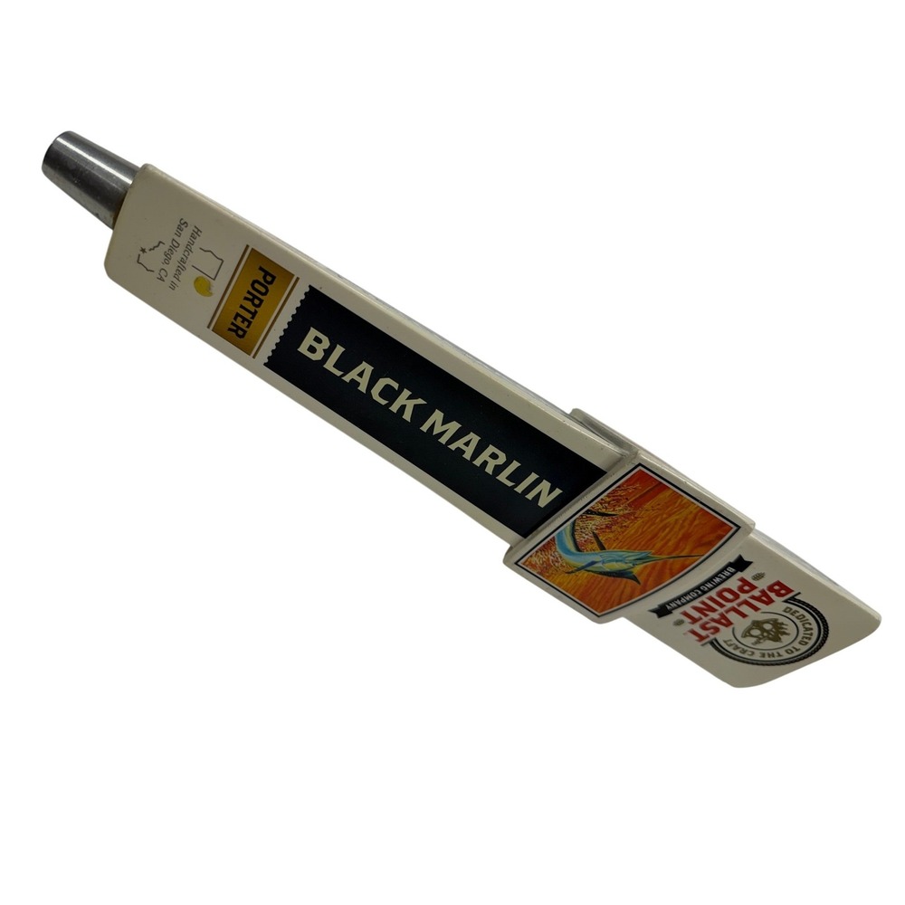 Ballast Point Brewing Black Marlin Porter Beer Tap Handle